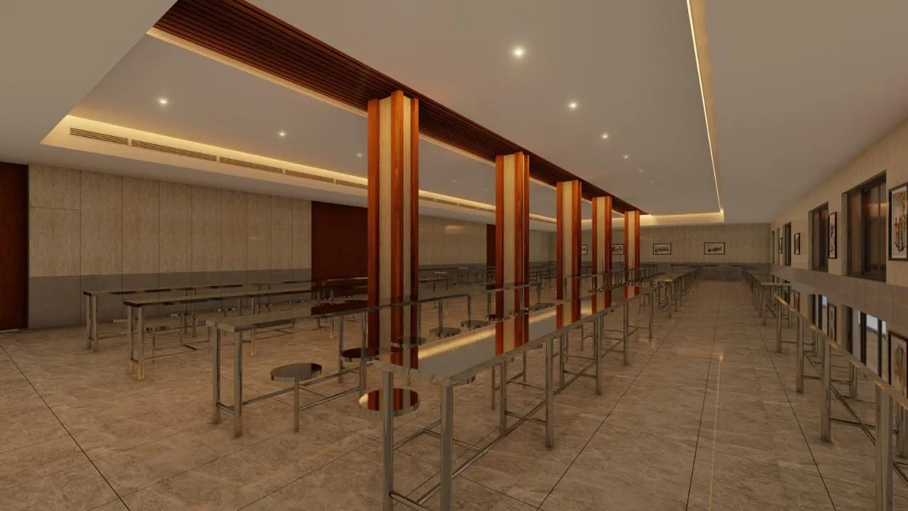 The guest dining hall at JS Grand, Kumbakonam — 2