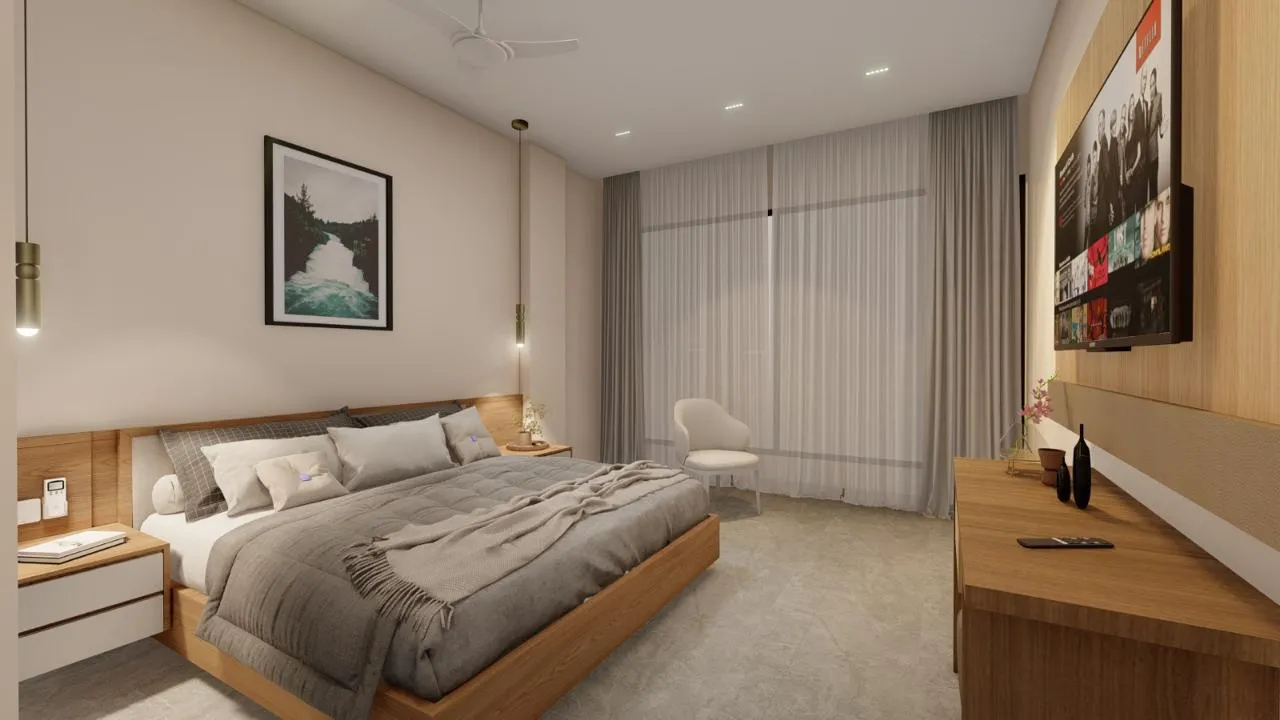 Guest room details and corridors at JS Grand, Kumbakonam — 1