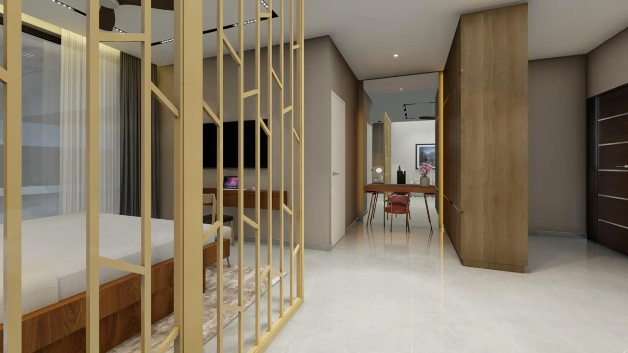 Guest room details and corridors at JS Grand, Kumbakonam — 6