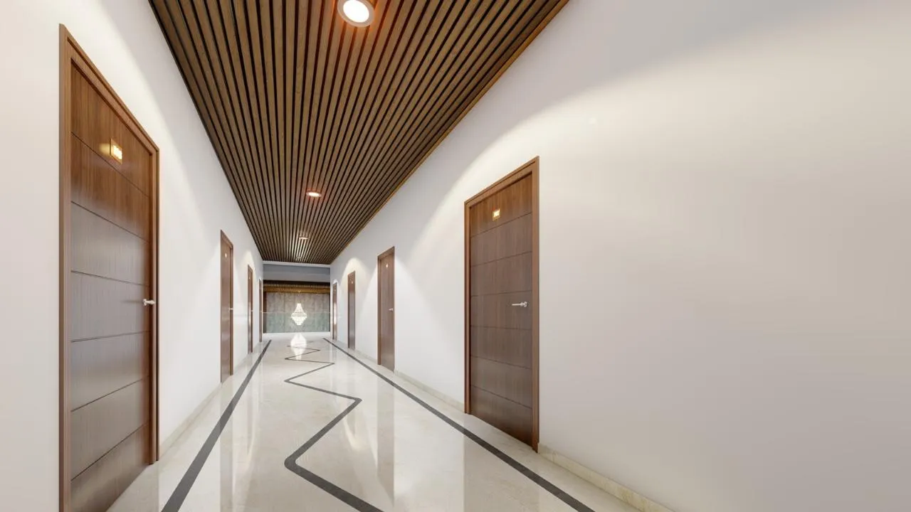 Guest room details and corridors at JS Grand, Kumbakonam — 7