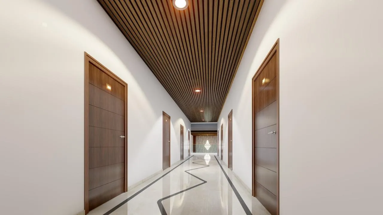 Guest room details and corridors at JS Grand, Kumbakonam — 8